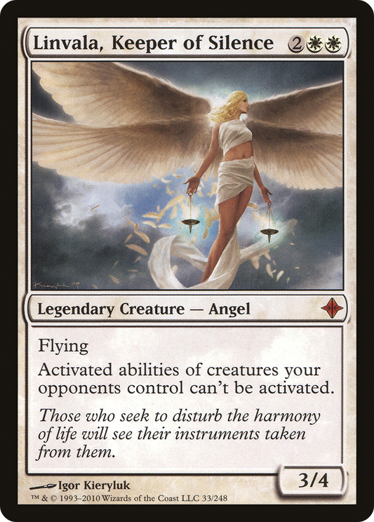 Linvala, Keeper of Silence [Rise of the Eldrazi] Foil