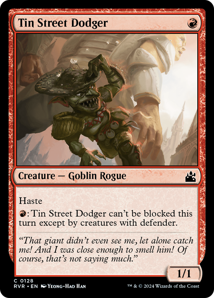 Tin Street Dodger (128) Foil - Ravnica Remastered