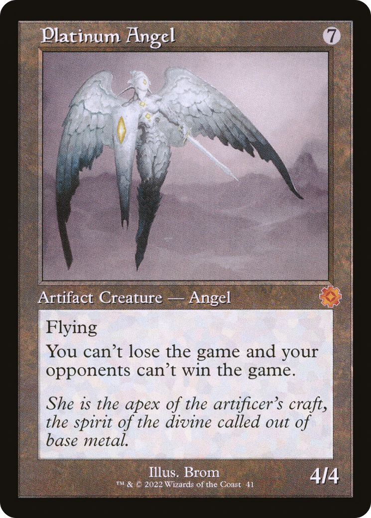 Platinum Angel (Retro) (041) Foil - The Brothers' War Retro Artifacts
