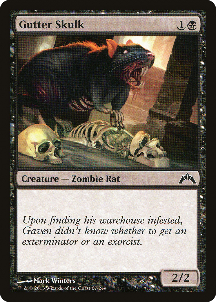 Gutter Skulk (067) Foil - Gatecrash