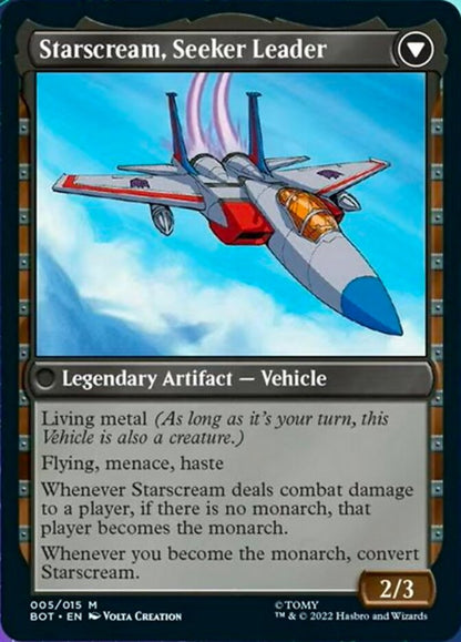 Starscream, Power Hungry (005) Foil - Transformers