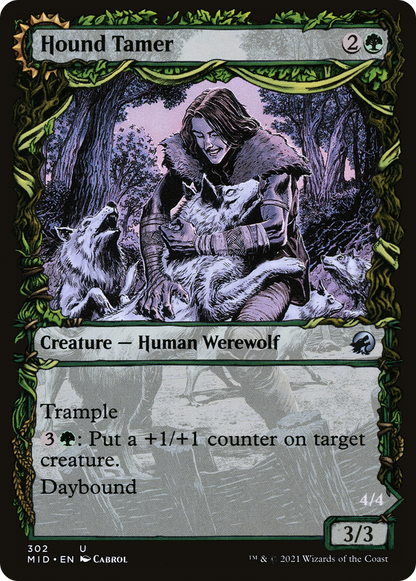 Hound Tamer (Showcase) (302) Foil - Innistrad: Midnight Hunt