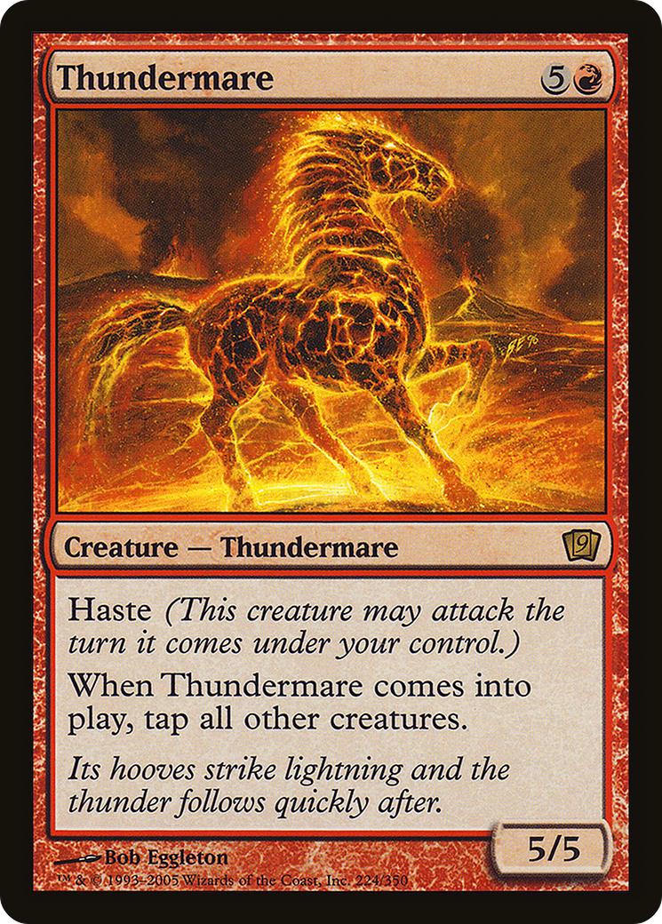 Thundermare (224) Foil - Ninth Edition