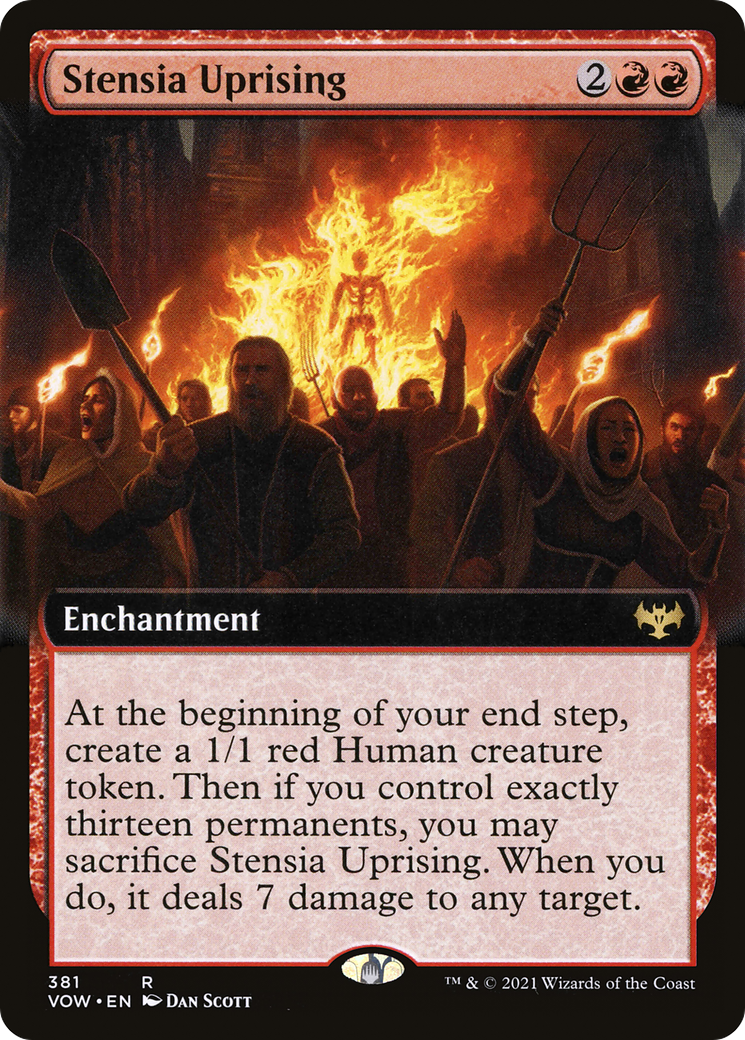 Stensia Uprising (Extended Art) (381) - Innistrad: Crimson Vow