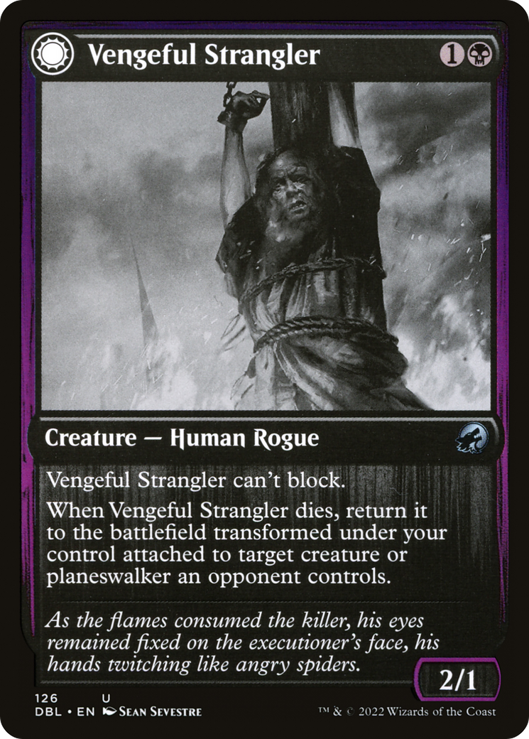 Vengeful Strangler (126) Foil - Innistrad: Double Feature