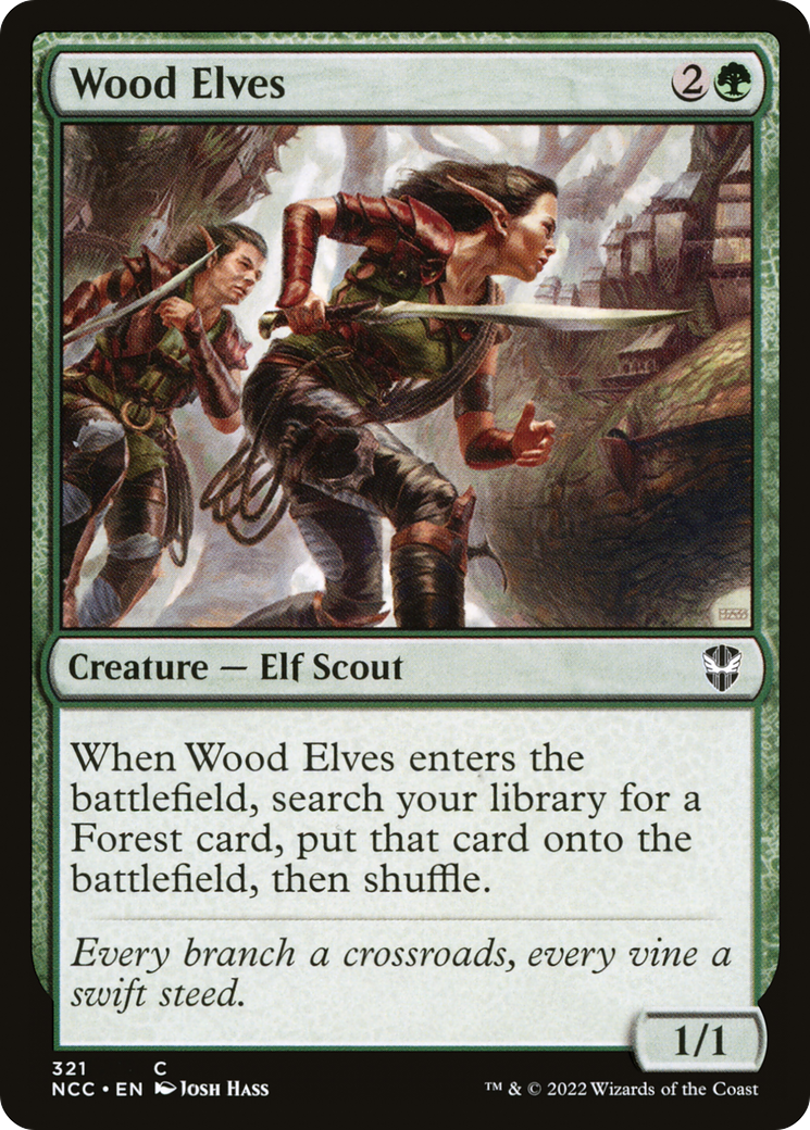 Wood Elves (321) - New Capenna Commander