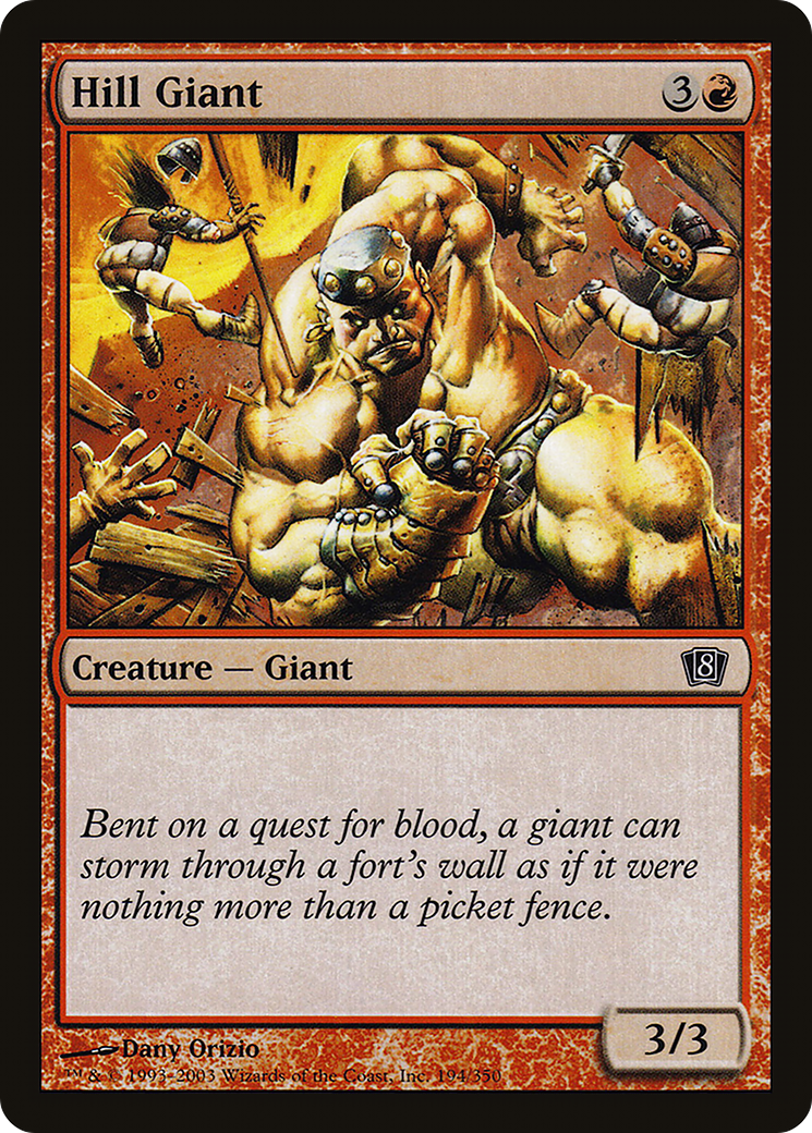 Hill Giant (194) - Eighth Edition