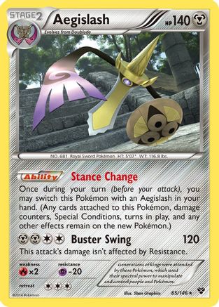 Aegislash (85/146) [XY: Base Set] | Silver Goblin