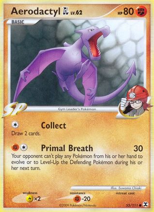 Aerodactyl GL (55/111) [Platinum: Rising Rivals] Reverse Holofoil