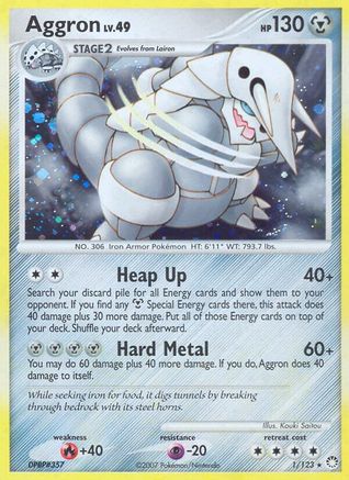 Aggron (1) Holofoil - Mysterious Treasures