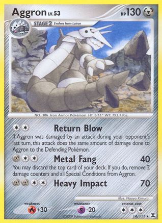 Aggron (14/111) [Platinum: Rising Rivals] | Silver Goblin