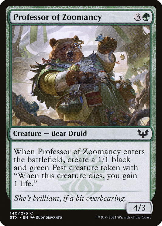 Professor of Zoomancy (140) - Strixhaven: School of Mages