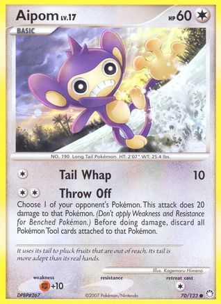 Aipom (70/123) [Diamond & Pearl: Mysterious Treasures] | Silver Goblin