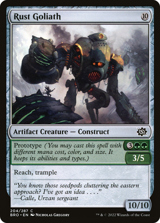 Rust Goliath (204) Foil - The Brothers' War