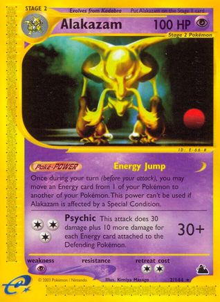 Alakazam (2) (2) Reverse Holofoil - Skyridge