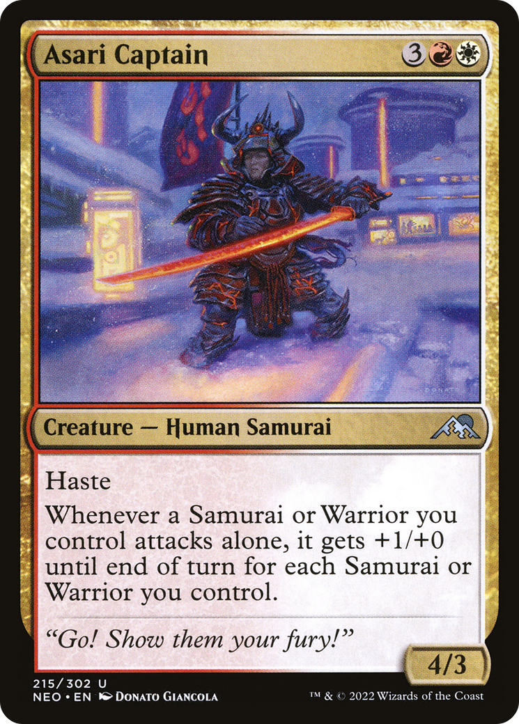 Asari Captain (215) - Kamigawa: Neon Dynasty