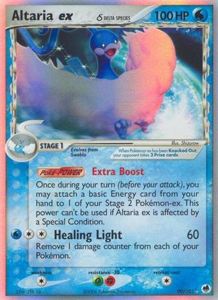 Altaria ex (90/101) (Delta Species) [EX: Dragon Frontiers] | Silver Goblin