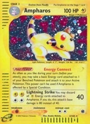 Ampharos (2/165) [Expedition: Base Set] Reverse Holofoil