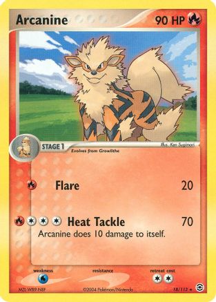 Arcanine (18/112) [EX: FireRed & LeafGreen] | Silver Goblin