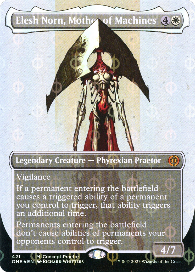 Elesh Norn, Mother of Machines (421) Foil - Phyrexia: All Will Be One
