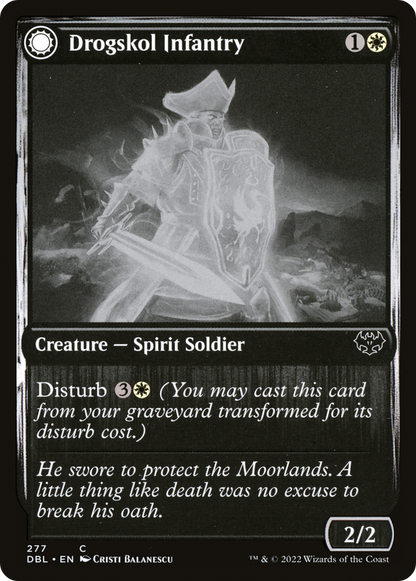 Drogskol Infantry // Drogskol Armaments (277) Foil - Innistrad: Double Feature