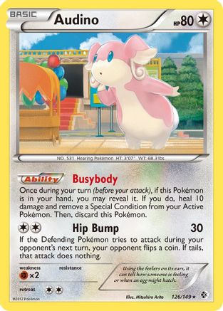 Audino (126/149) [Black & White: Boundaries Crossed] | Silver Goblin