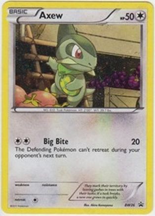 Axew (BW26) [Black & White: Black Star Promos] | Silver Goblin