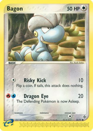 Bagon - 50/97 (50) Reverse Holofoil - Dragon