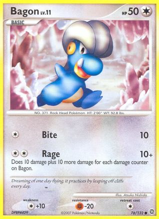 Bagon (76/132) [Diamond & Pearl: Secret Wonders] Reverse Holofoil