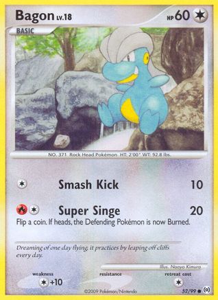 Bagon (52/99) [Platinum: Arceus] Reverse Holofoil