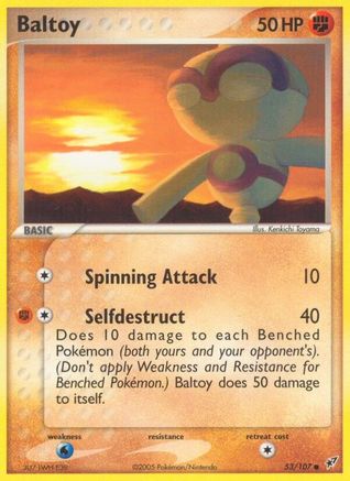 Baltoy (53/107) [EX: Deoxys] | Silver Goblin