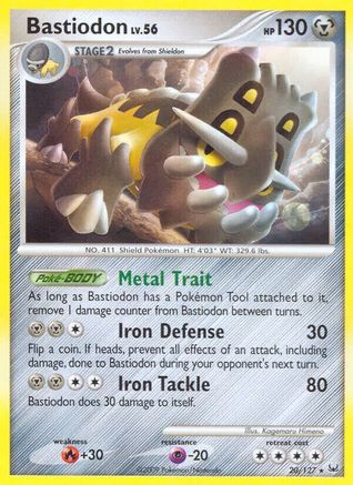 Bastiodon (20/127) [Platinum: Base Set] | Silver Goblin