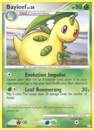 Bayleef (41/123) [Diamond & Pearl: Mysterious Treasures] | Silver Goblin