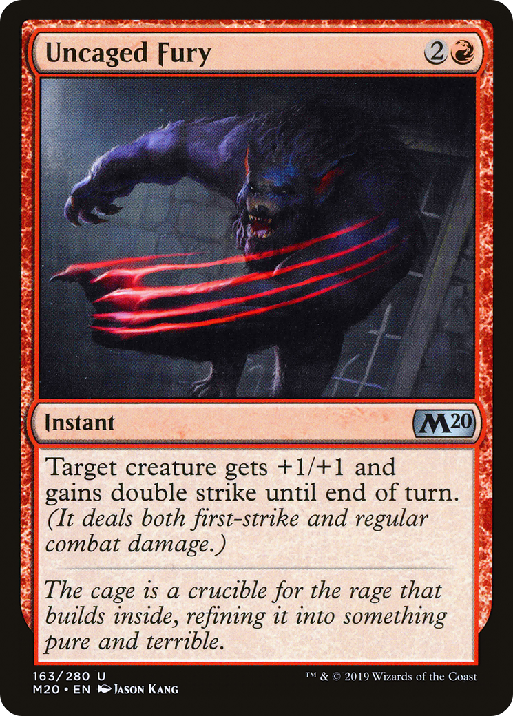 Uncaged Fury (163) - Core Set 2020