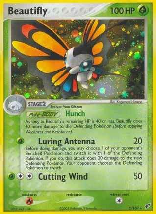 Beautifly (2/107) (Stamped) [EX: Deoxys] | Silver Goblin