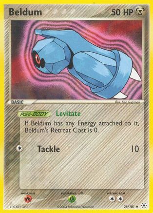 Beldum (28/101) [EX: Hidden Legends] Reverse Holofoil