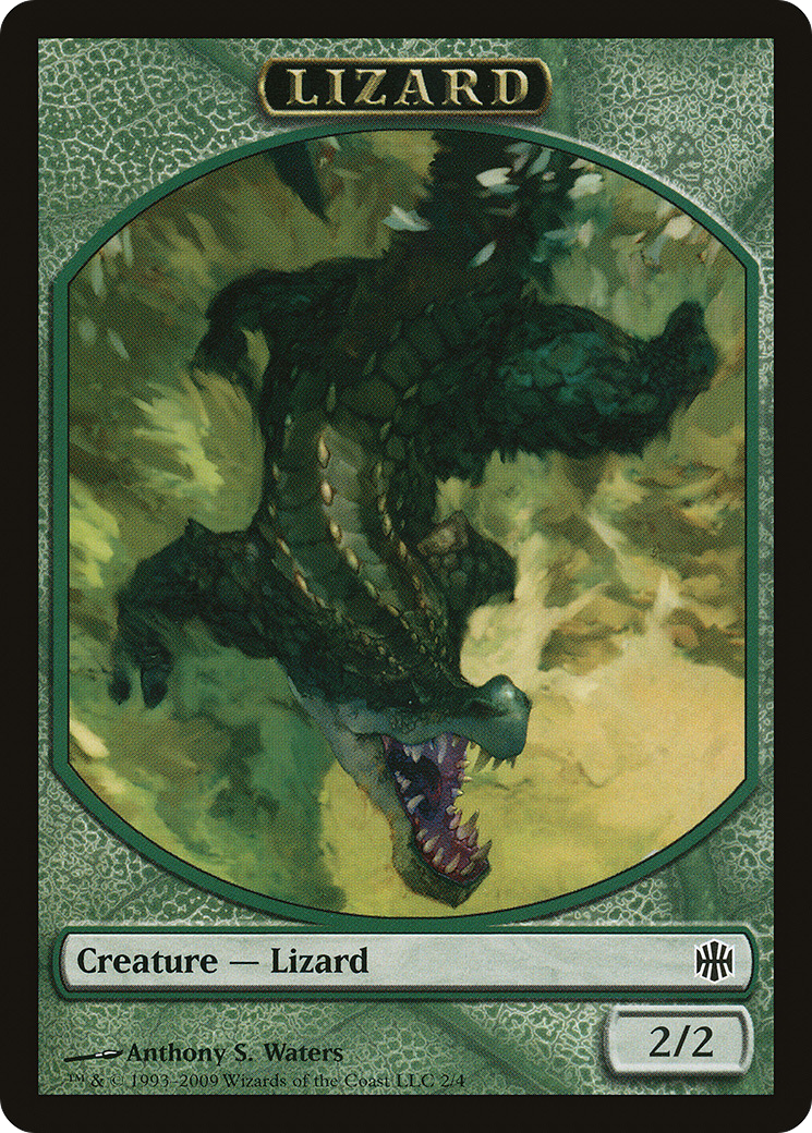 Lizard (002) - Alara Reborn Tokens