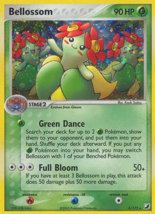 Bellossom (3/115) (Stamped) [EX: Unseen Forces] | Silver Goblin