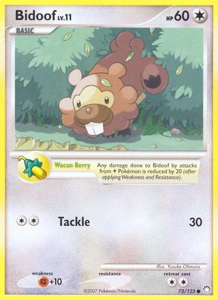 Bidoof (73/123) [Diamond & Pearl: Mysterious Treasures] | Silver Goblin