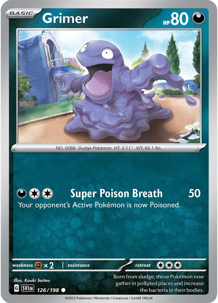 Grimer (126/198) [Scarlet & Violet: Base Set] | Silver Goblin