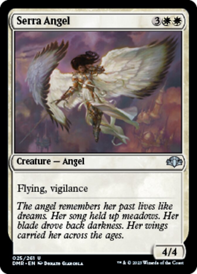 Serra Angel [Dominaria Remastered] | Silver Goblin