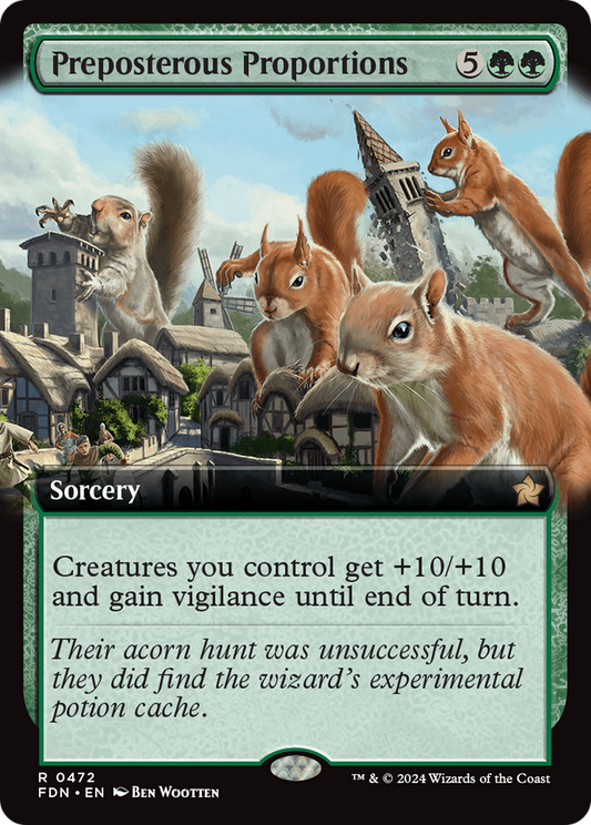 Preposterous Proportions (Extended Art) [Foundations] Foil
