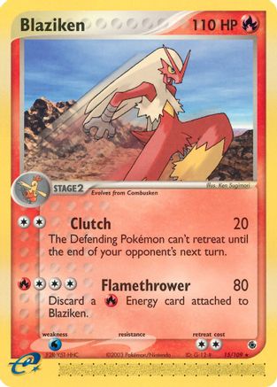 Blaziken (15/109) [EX: Ruby & Sapphire] | Silver Goblin