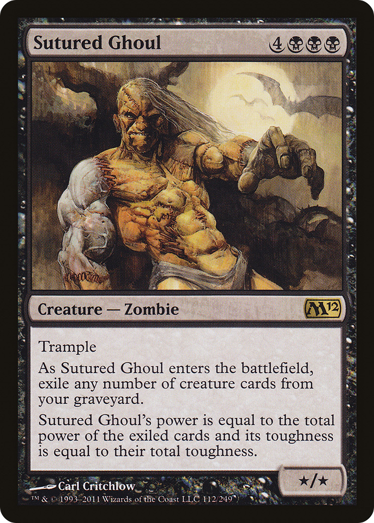 Sutured Ghoul (112) Foil - Magic 2012