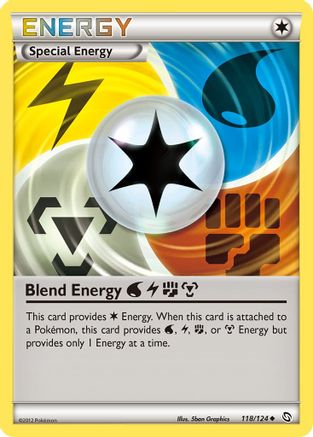 Blend Energy WaterLightningFightingMetal (118/124) [Black & White: Dragons Exalted] | Silver Goblin