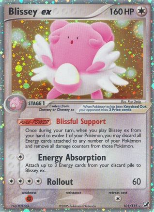 Blissey ex (101) Holofoil - Unseen Forces