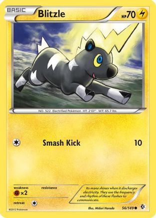 Blitzle (56/149) [Black & White: Boundaries Crossed] Reverse Holofoil