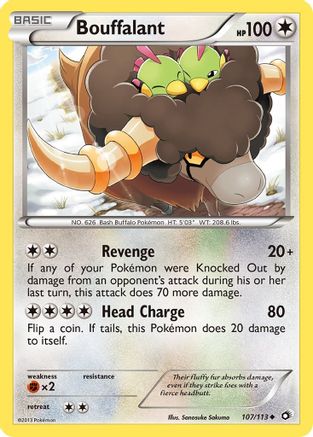 Bouffalant (107/113) [Black & White: Legendary Treasures] Reverse Holofoil