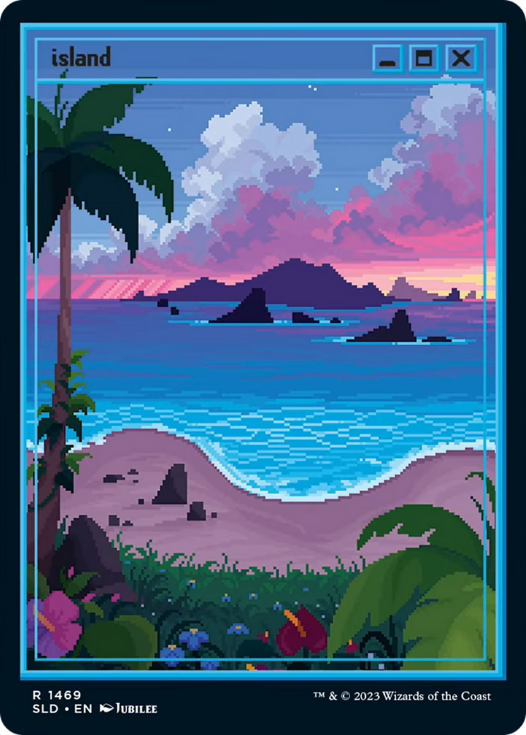 Island (1469) Foil - Secret Lair Drop