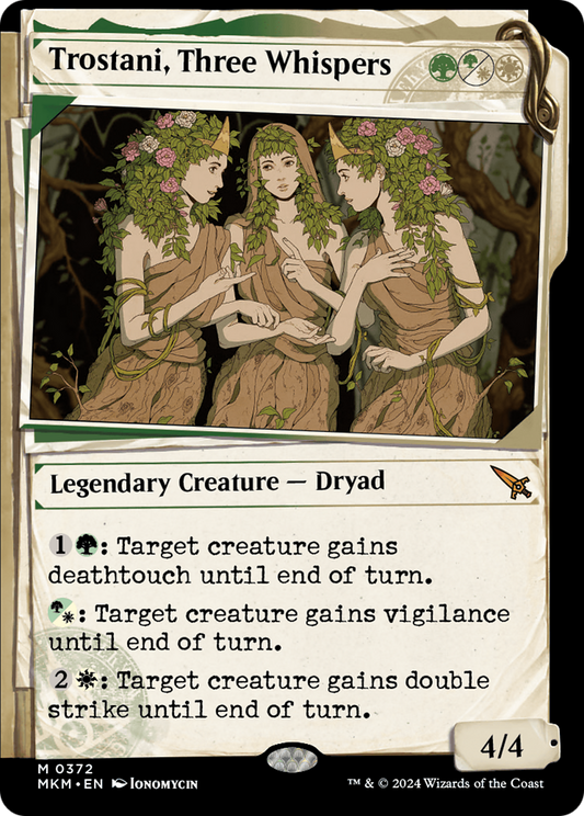 Trostani, Three Whispers (Showcase) (0372) [Murders at Karlov Manor] Foil